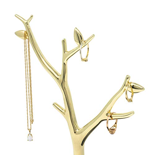 ATP Modern Decorative Solid Marble Jewelry Tree Tray