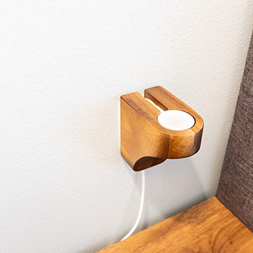 Wall Charging Stand for Smart Watch - Perfect for Office or Bedroom - Includes 3M Command Strips for Easy Hanging - Wall Mount