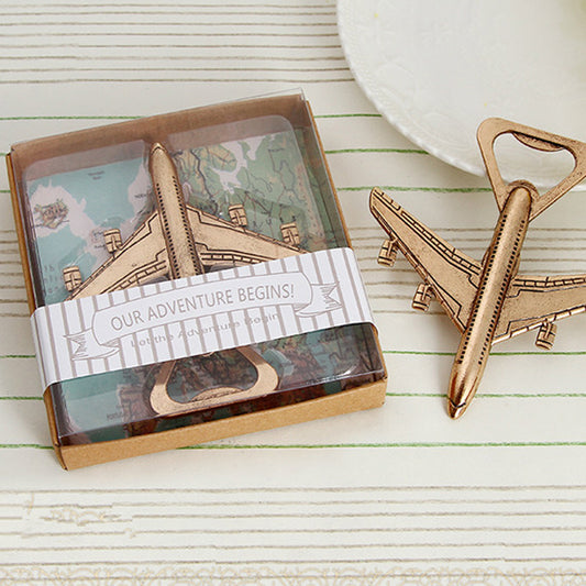ATP MODERN Bottle Opener - Aviation Gifts for Pilot - Airplane Decor - Plane Beer Bottle Opener in Gift Box - Travel Gift (Airplane)