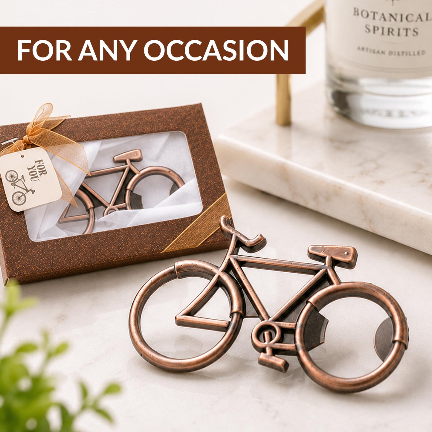 ATP MODERN Bicycle Beer Bottle Opener Party Favor Wedding Birthday Gift Box