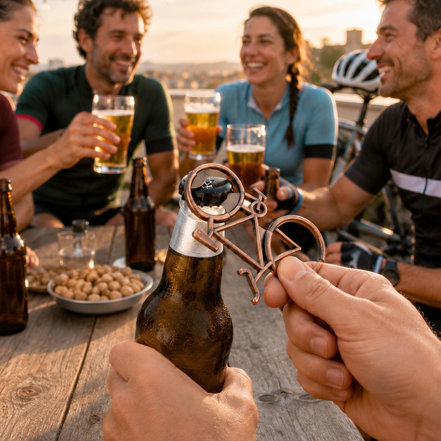 ATP MODERN Bicycle Beer Bottle Opener Party Favor Wedding Birthday Gift Box