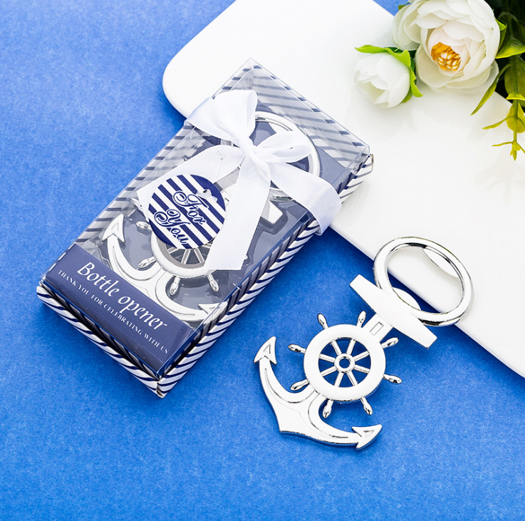 ATP MODERN Nautical Beer Bottle Opener Party Favor Wedding Birthday Gift Box