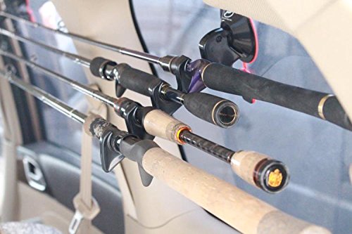 ATeamProducts Suction Cup Fishing Pole Rod Holder/Rack for Car Truck SUV (1 Pair)