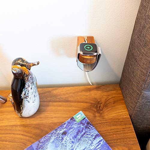 Wall Charging Stand for Smart Watch - Perfect for Office or Bedroom - Includes 3M Command Strips for Easy Hanging - Wall Mount