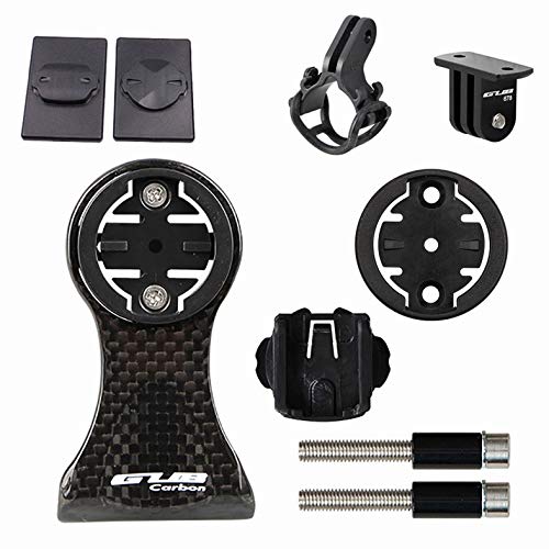 Carbon Fiber Cell Phone GPS Bike Mount | Handlebar Stem Cycle Computer Holder |