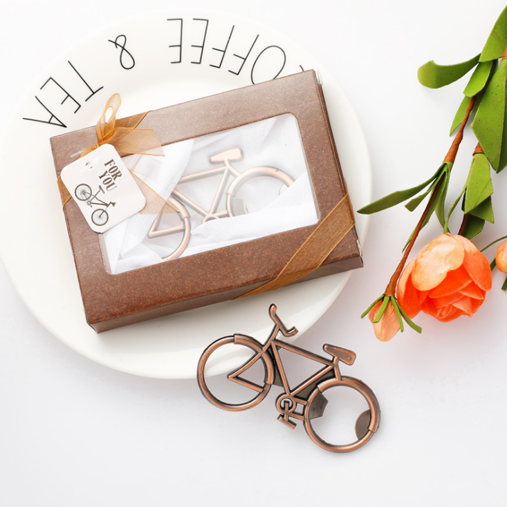 ATP MODERN Bicycle Beer Bottle Opener Party Favor Wedding Birthday Gift Box