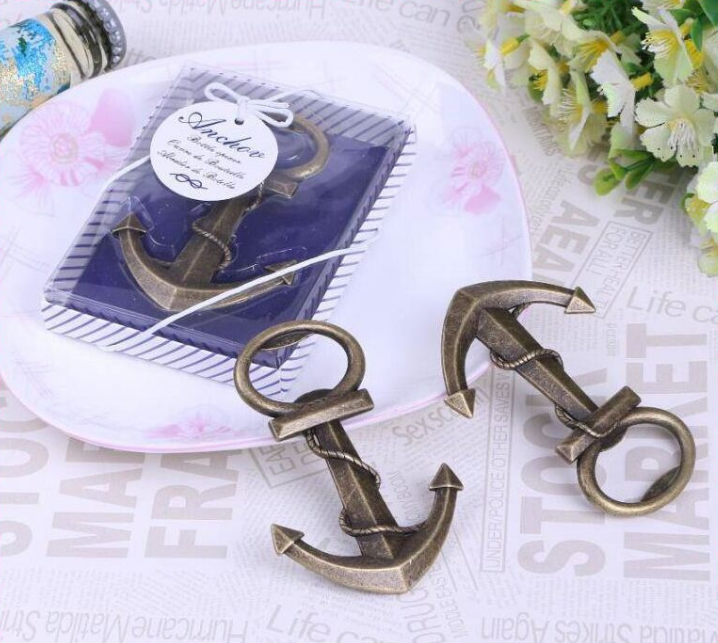 ATP MODERN Anchor Beer Bottle Opener Party Favor Wedding Birthday Gift Box