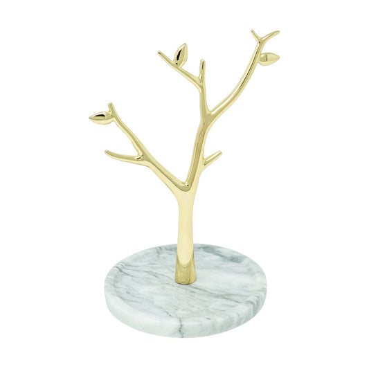 ATP Modern Decorative Solid Marble Jewelry Tree Tray